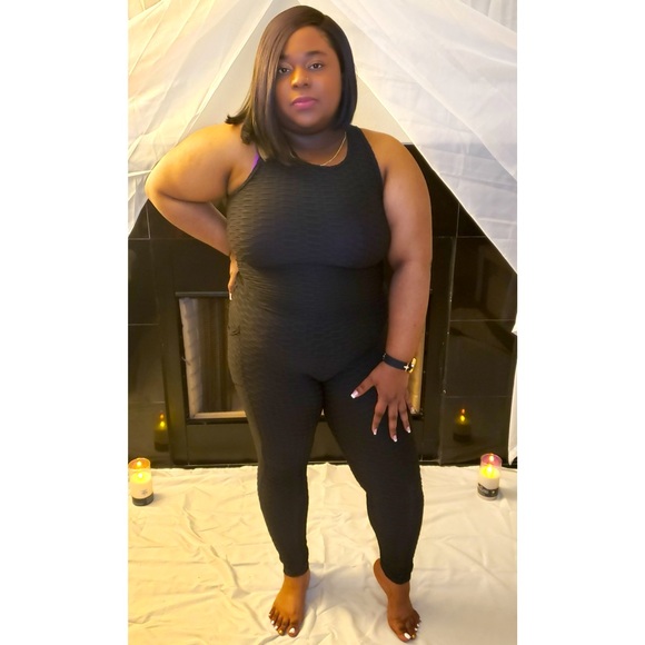 Black stretch leggings set - Picture 1 of 1